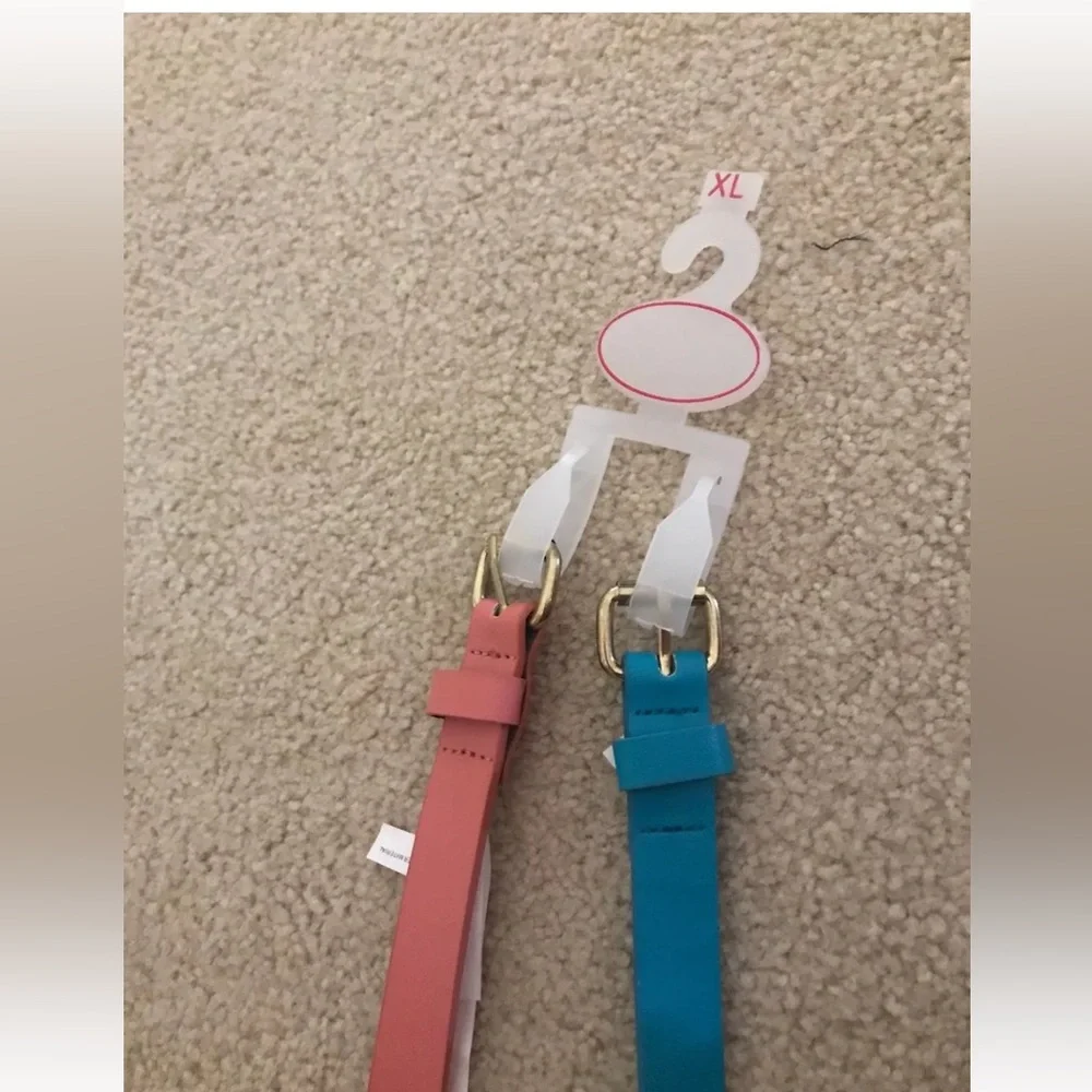 New Set of 2 Girls Belts Size XL
